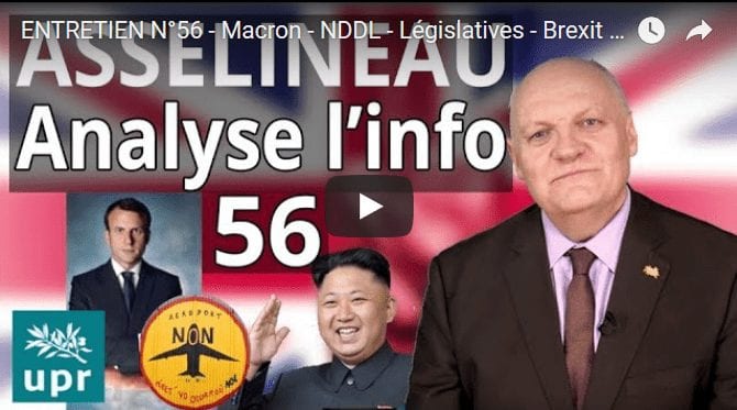 Entretien d'actualité n°56 – 18/01/2018