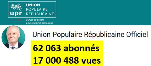 UPR-TV a franchi le cap des 17 millions de vues cumulées et des 62 000 abonnés