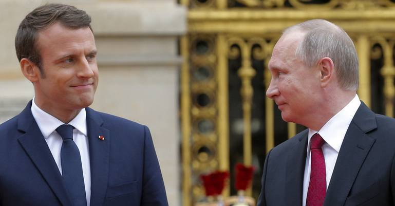 MACRON : DÉBUT DE REVIREMENT SUR LA RUSSIE ?