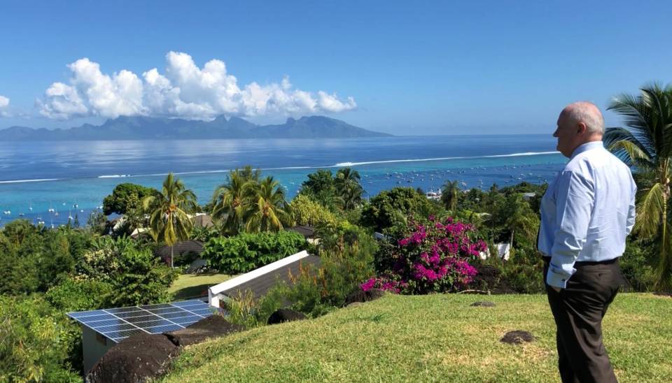 François Asselineau en Polynésie française – Premier jour à Tahiti