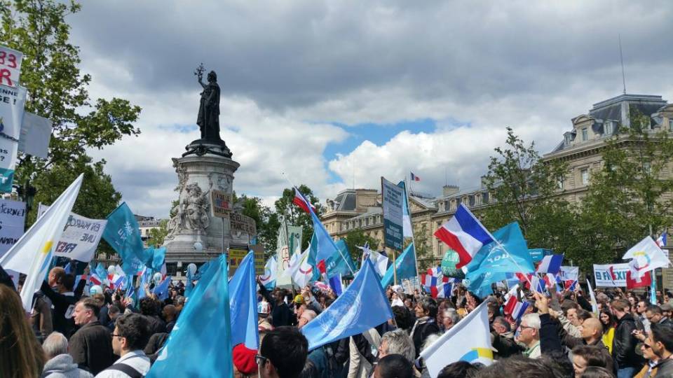 Plus de 3000 personnes ont défilé à notre manifestation du 1er mai 2018