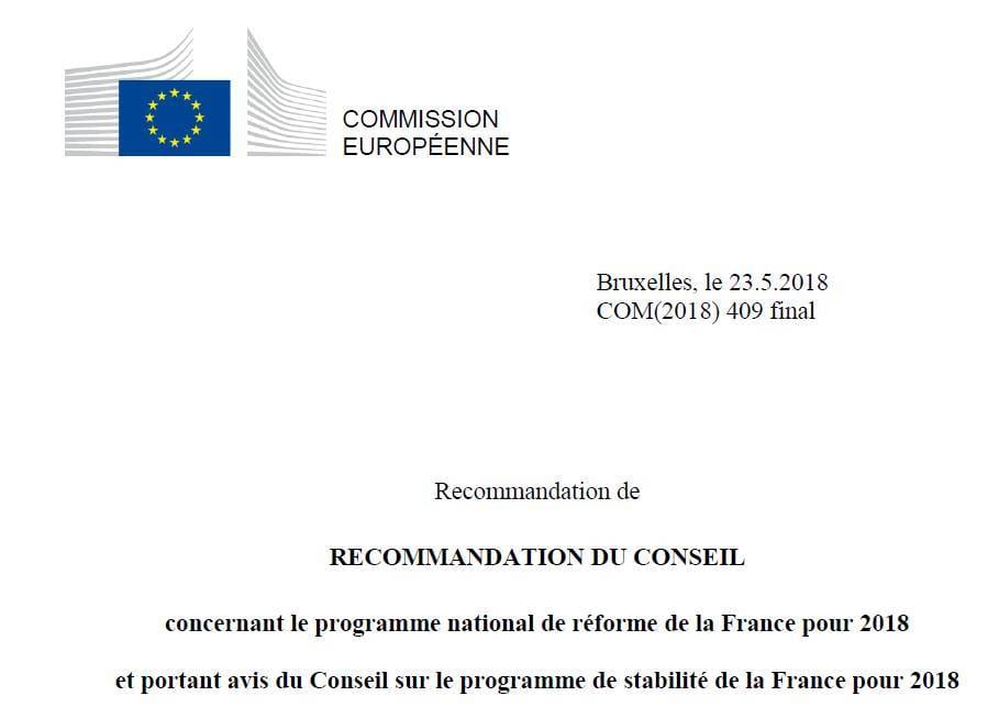 La feuille de route économique et sociale d’« Emmanuel Macron » est mise à jour : les grandes orientations des politiques économiques (GOPÉ) 2018-2019