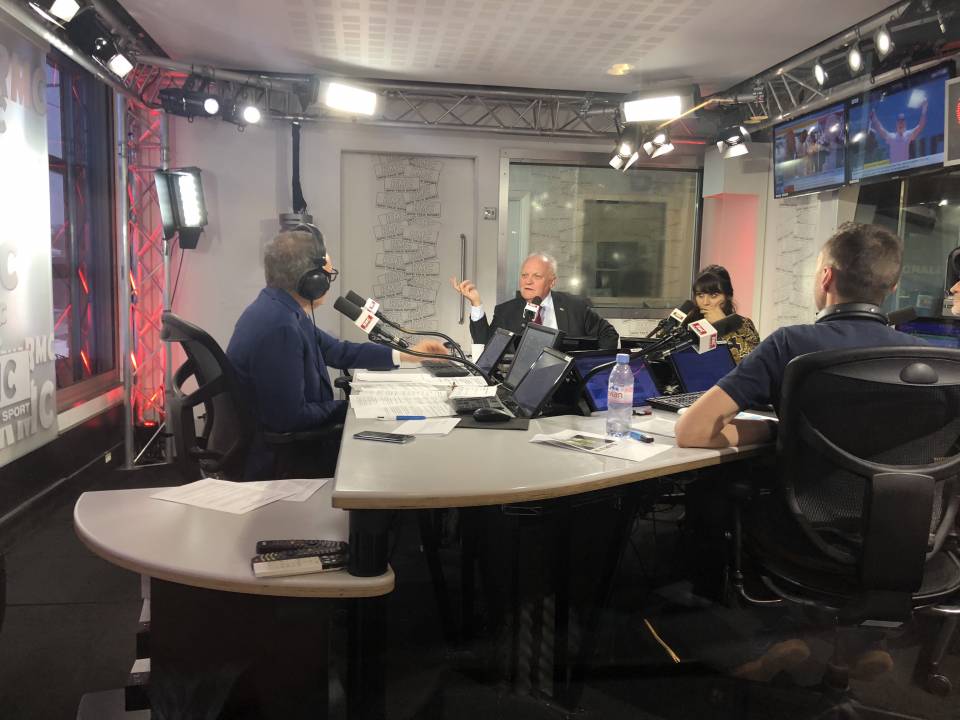 François Asselineau invité d'Eric Brunet sur RMC le 9 mai 2018
