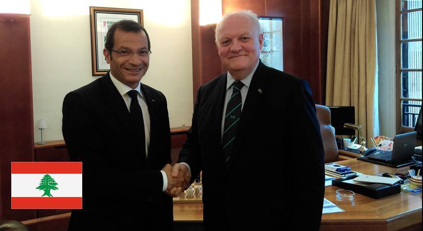 == 29 mai 2018 == LE PRÉSIDENT DE L'UPR A ÉTÉ LONGUEMENT REÇU PAR S.E. M. RAMI ADWAN, AMBASSADEUR DU LIBAN EN FRANCE.