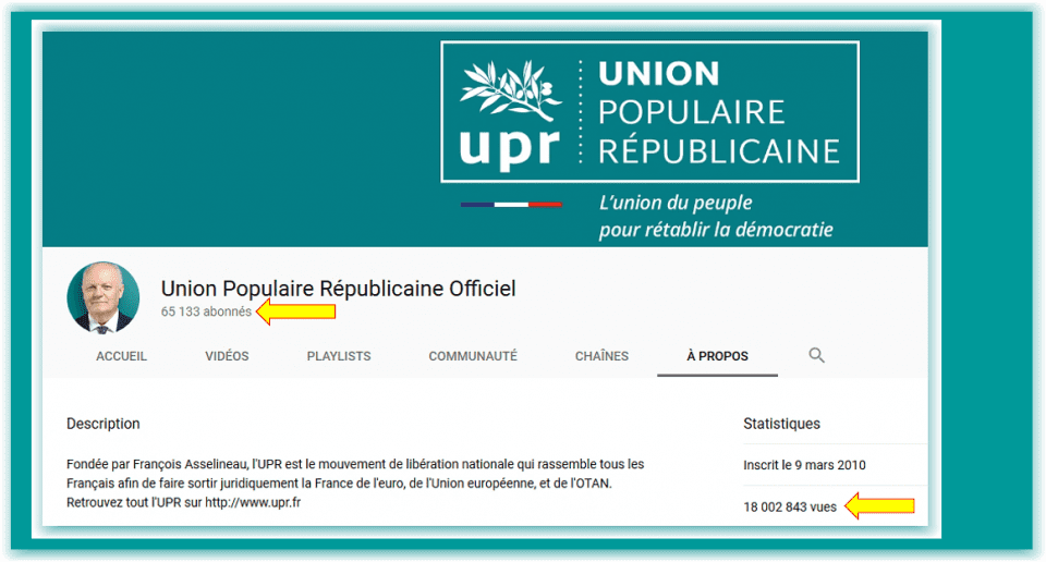 UPR-TV a franchi le cap des 18 millions de vues cumulées et des 65 000 abonnés