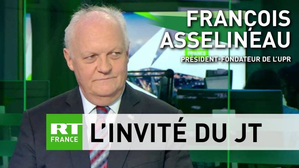 François Asselineau sur Russia Today : «Paillasson et provocation sont les deux politiques de Macron»
