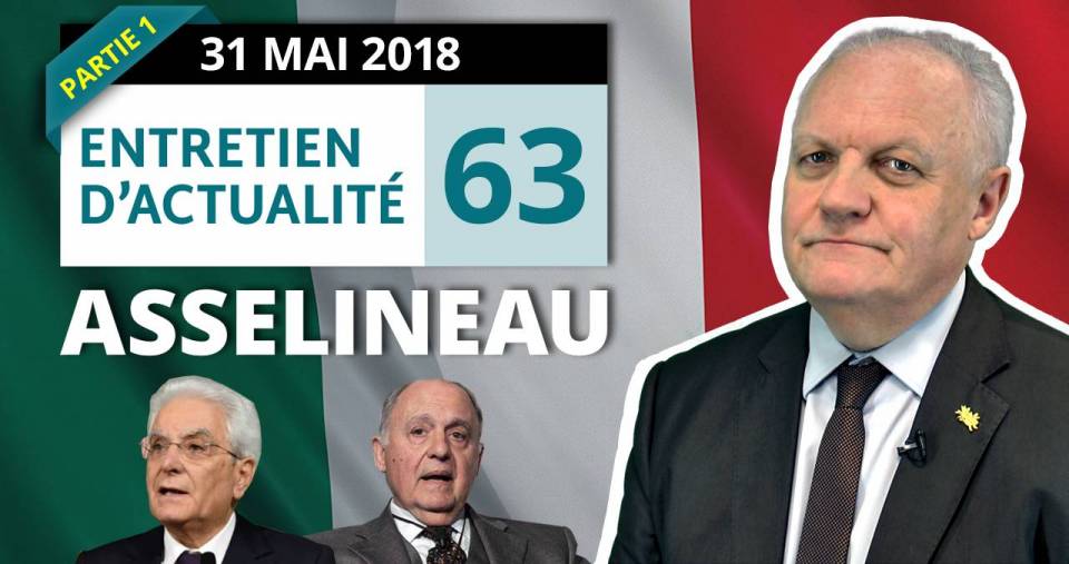 Entretien d'actualité n°63.1 – 31/05/2018