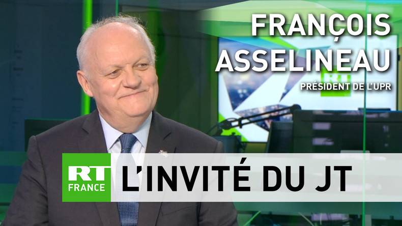 24 juillet 2018 – François Asselineau invité de RT France, analyse la crise de régime provoqué par l'affaire Benalla.
