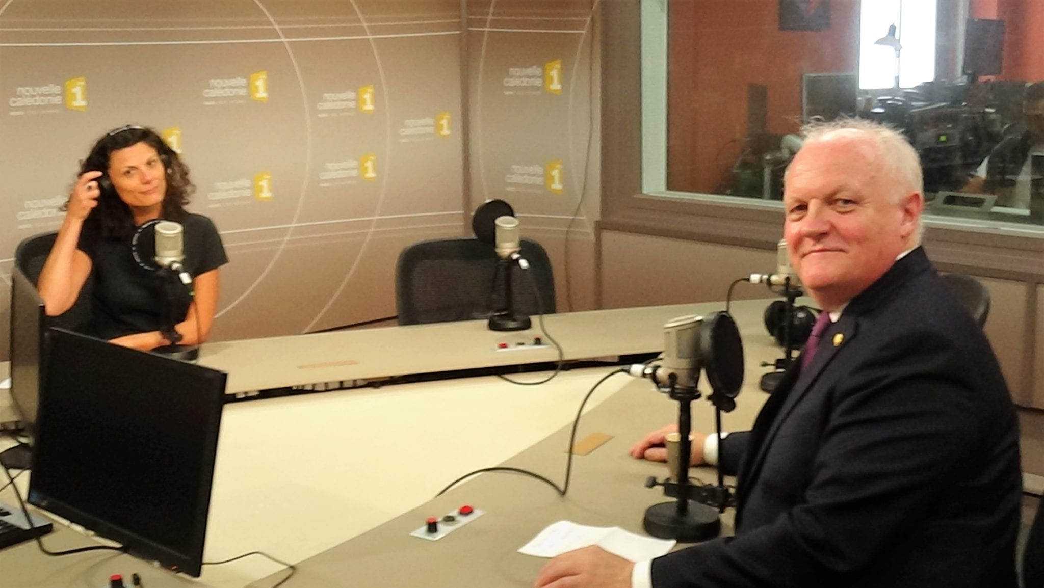 François Asselineau interrogé par la radio « Nouvelle-Calédonie 1ère » le 26 septembre 2018.