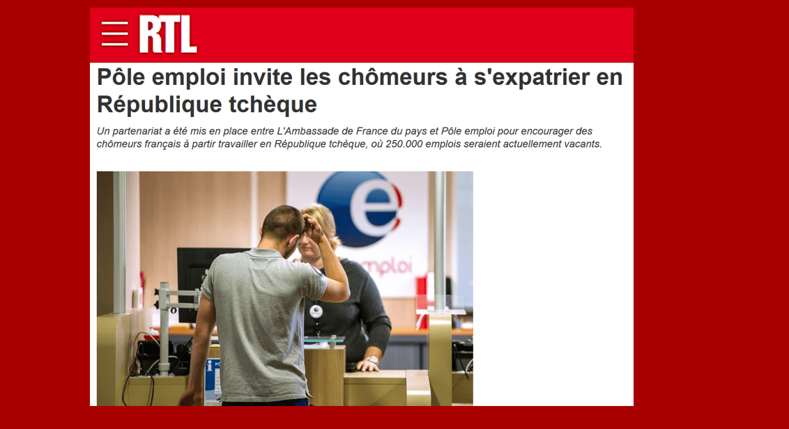 Il ne suffit plus de « traverser la rue » pour trouver un emploi…  Comme le Portugal, la France incite désormais officiellement les Français à émigrer (vers un pays qui a refusé l'euro !)