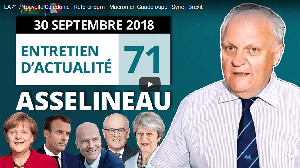Entretien d'actualité n°71 – 30/09/2018