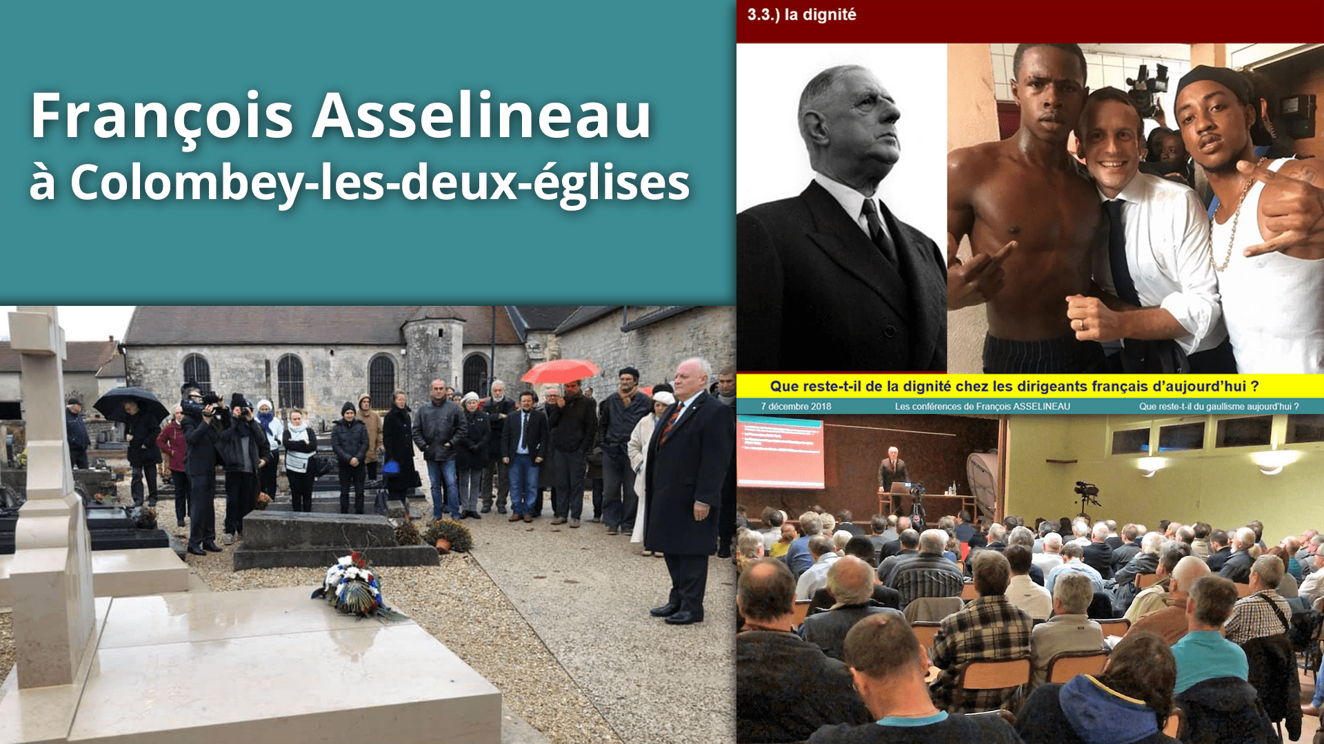 FRANÇOIS ASSELINEAU À LA RENCONTRE DES FRANÇAIS À COLOMBEY-LES-DEUX-ÉGLISES.