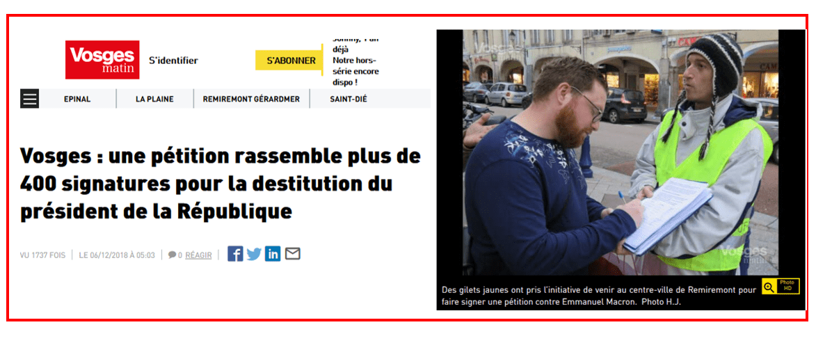 Partout en France, la pression monte pour le lancement de la procédure de destitution de Macron par l'article 68 de la Constitution. Pourtant, tous les parlementaires s'y opposent pour le moment..