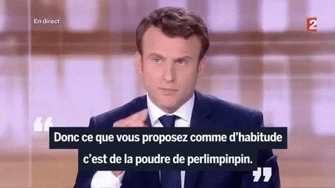 Pour résoudre la crise des gilets jaunes, Macron annonce des mesures économiques et un débat sur l'immigration qui ne sont que de la poudre de Perlimpinpin !