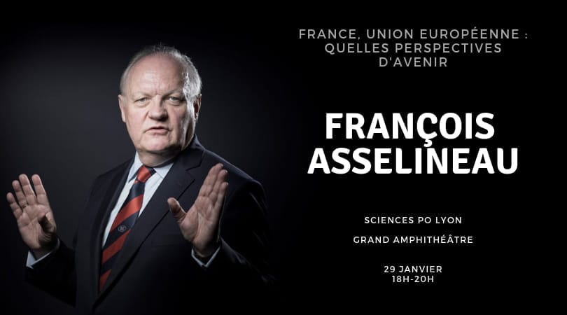 François Asselineau sera l'invité de « Critique de la Raison européenne » à Sciences-Po Lyon ce mardi 29 janvier
