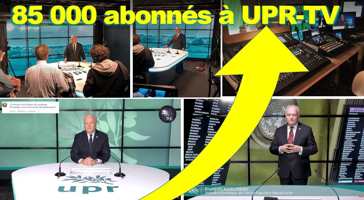 UPR-TV a franchi le cap des 85 000 abonnés
