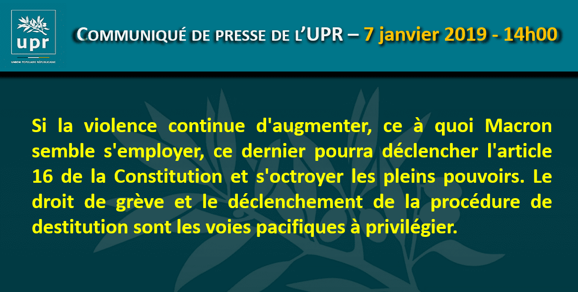 Droit de grève et destitution de Macron : les solutions !