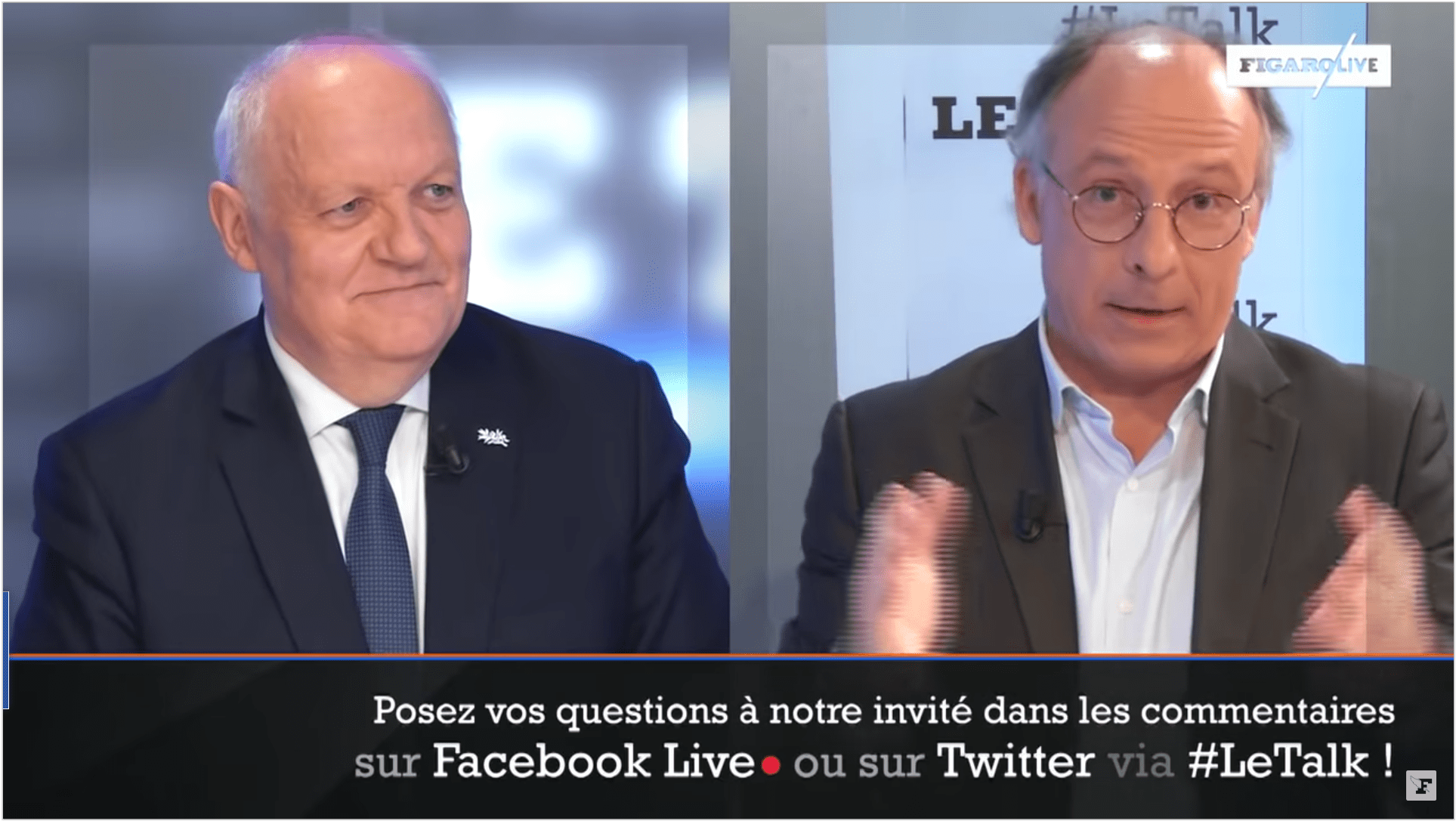 Retrouvez l'entretien intégral de François Asselineau avec Yves Thréard sur le « Talk » du Figaro du 12 mars 2019