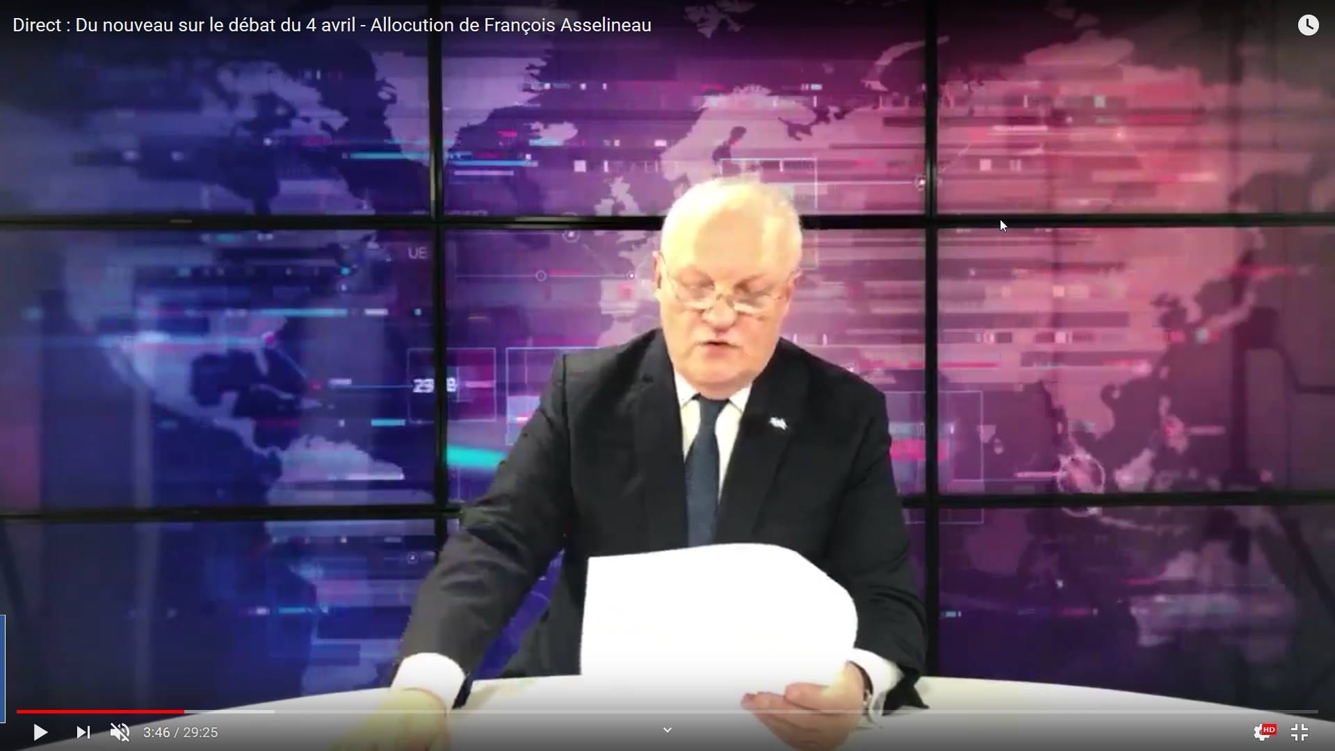 Du nouveau sur le débat du 4 avril