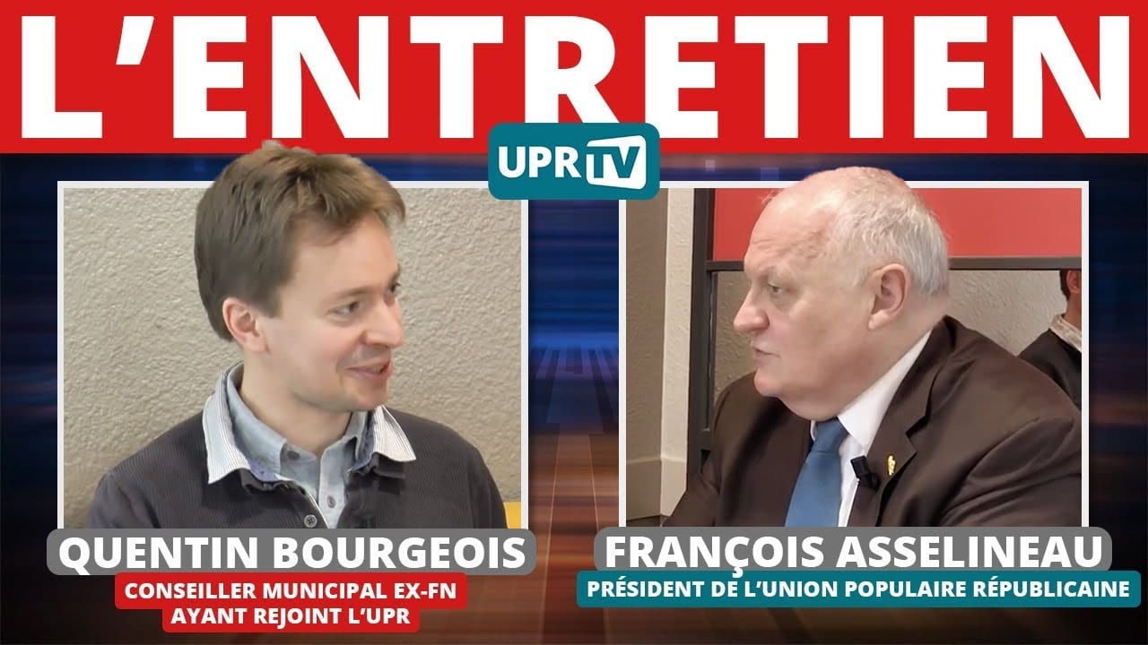 Quentin Bourgeois, ancien responsable Front National, rejoint l'UPR