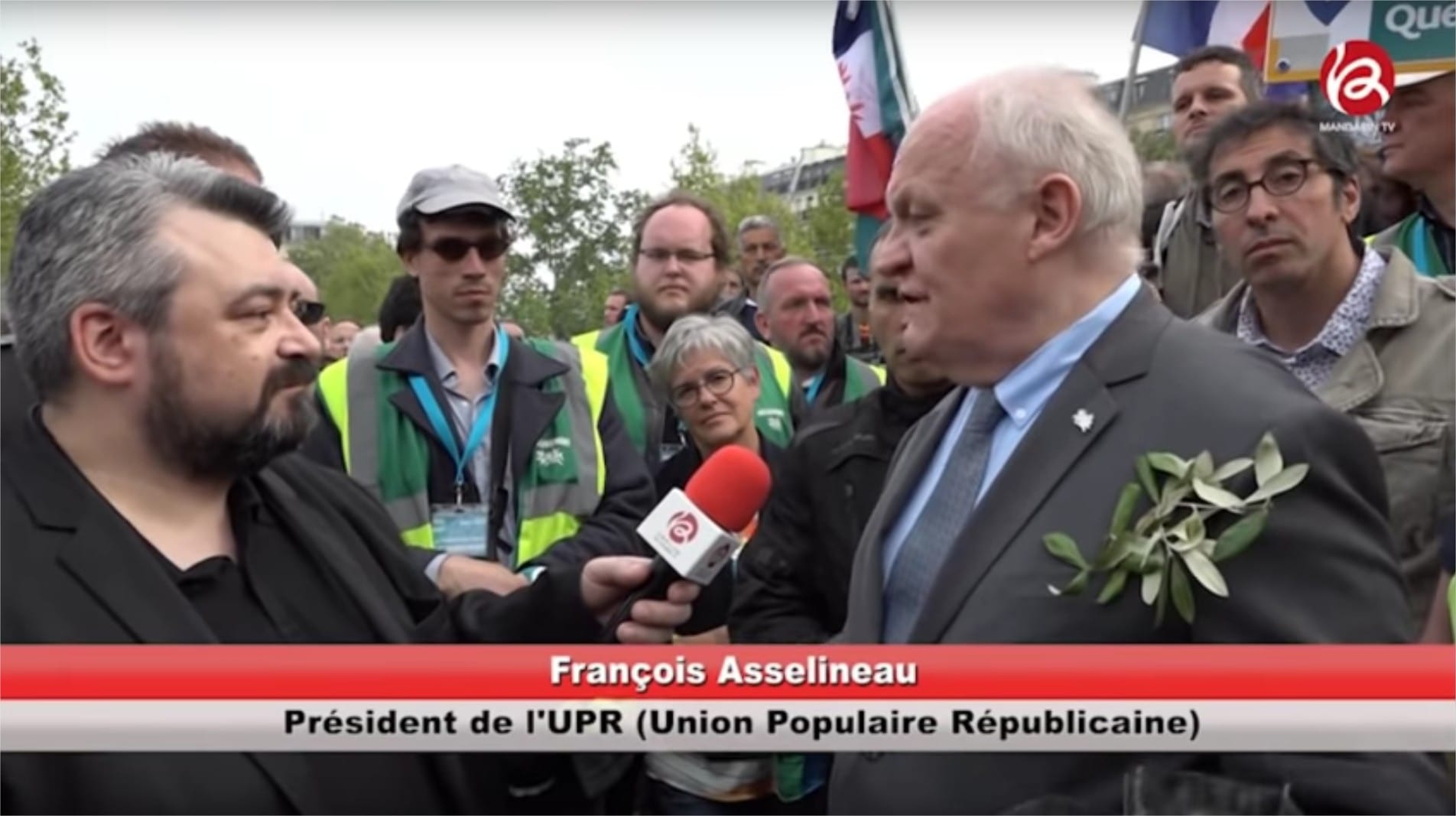 REPORTAGE – MANIFESTATION FETE DU TRAVAIL UPR – FRANCOIS ASSELINEAU – 1er MAI 2019 – MANDARIN TV