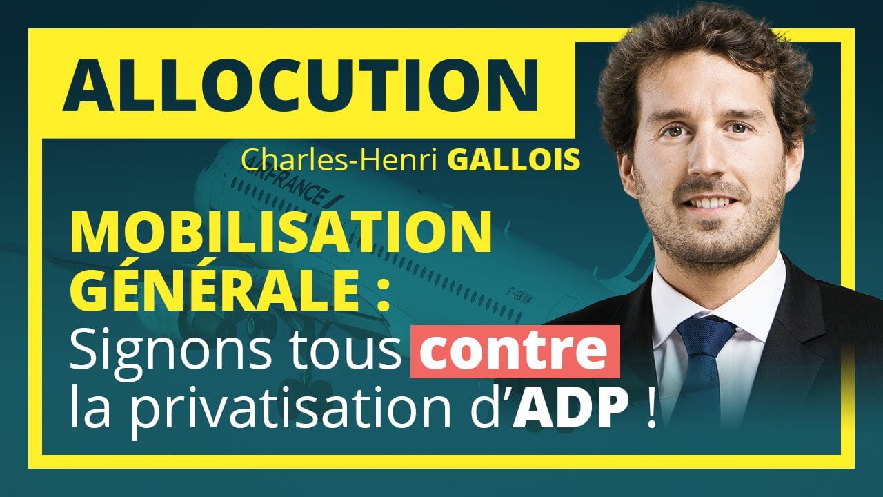 L’UPR APPELLE À LA MOBILISATION GÉNÉRALE CONTRE LA PRIVATISATION D’AÉROPORTS DE PARIS (ADP) EN SOUTENANT LE RÉFÉRENDUM D'INITIATIVE PARTAGÉE.