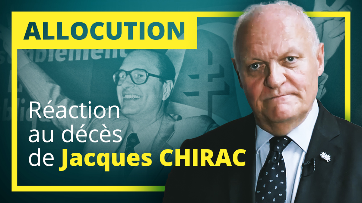 Décès de Jacques Chirac : la réaction de François Asselineau