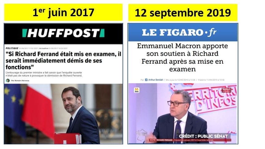 == COMMUNIQUÉ DE PRESSE – 12 septembre 2019 – 17h00 == L’UPR demande à Richard Ferrand d’avoir la décence de présenter sa démission de la présidence de l’Assemblée nationale.