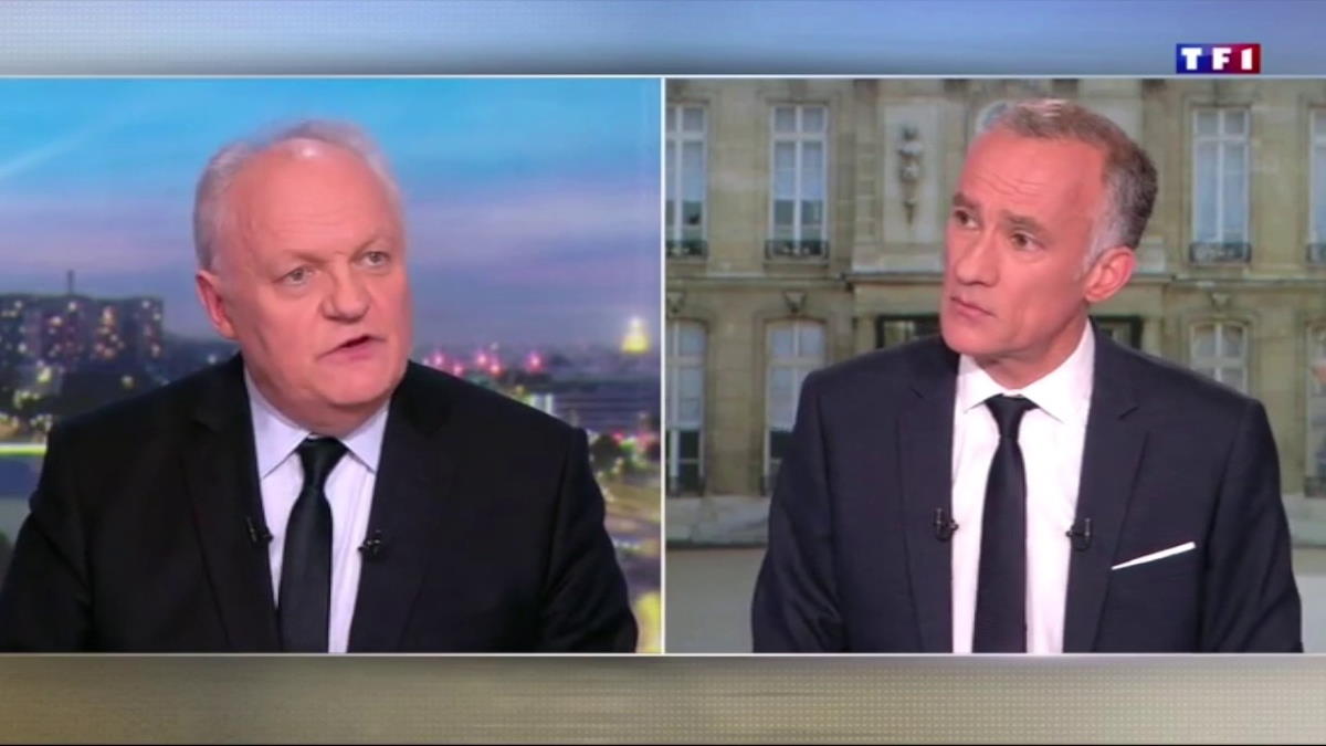 François Asselineau était l'invité du 20H de TF1, le 13 mars 2017
