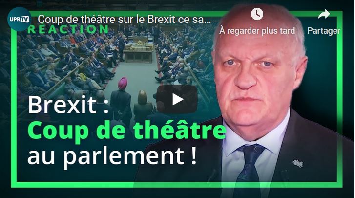 Coup de théâtre sur le Brexit ce samedi 19 octobre