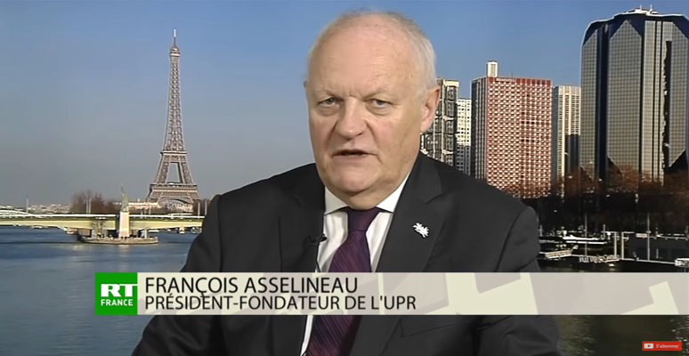 François Asselineau invité sur RT-France – 26/10/2019