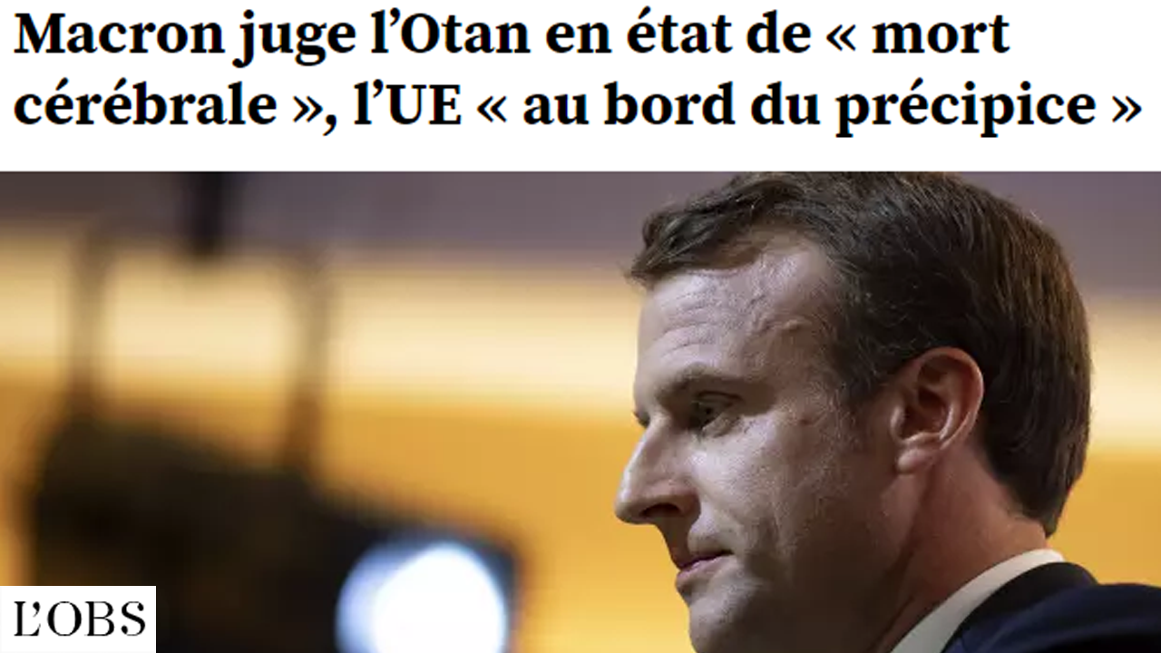 « L'OTAN en état de mort cérébrale » : Macron valide les analyses de François Asselineau !