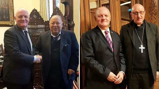 François Asselineau s'est entretenu avec Dalil Boubakeur et Mgr Dominique Rey