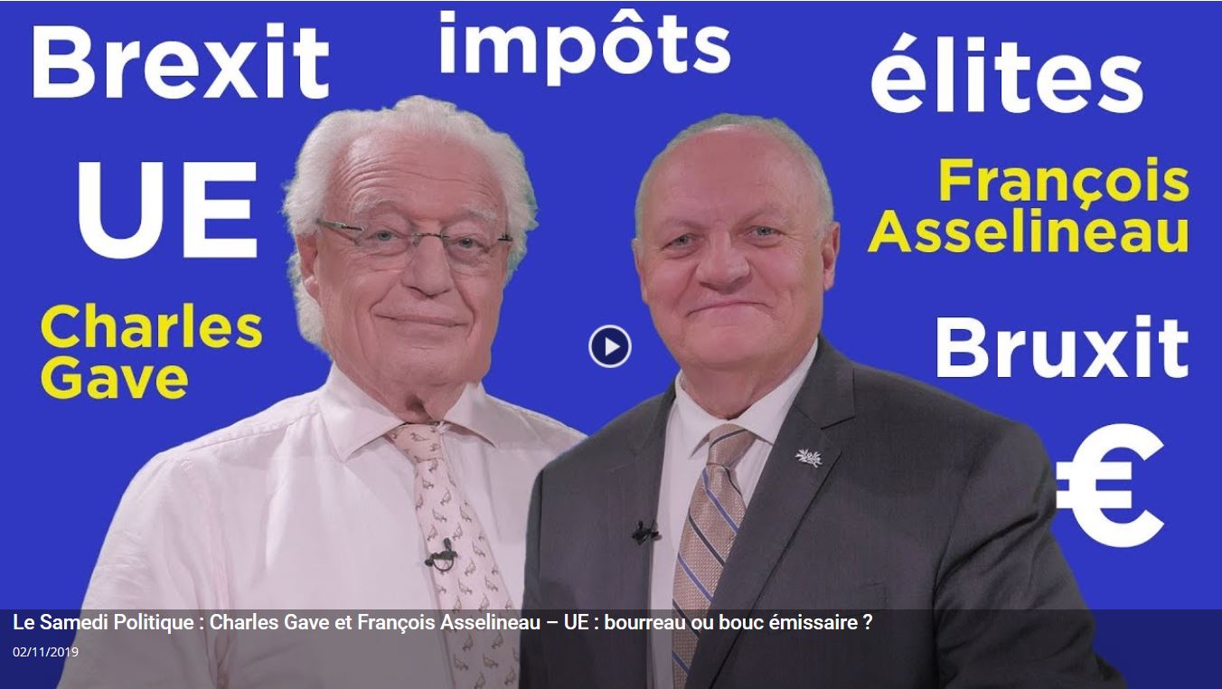 Charles Gave face à François Asselineau sur TVL – 02/11/2019