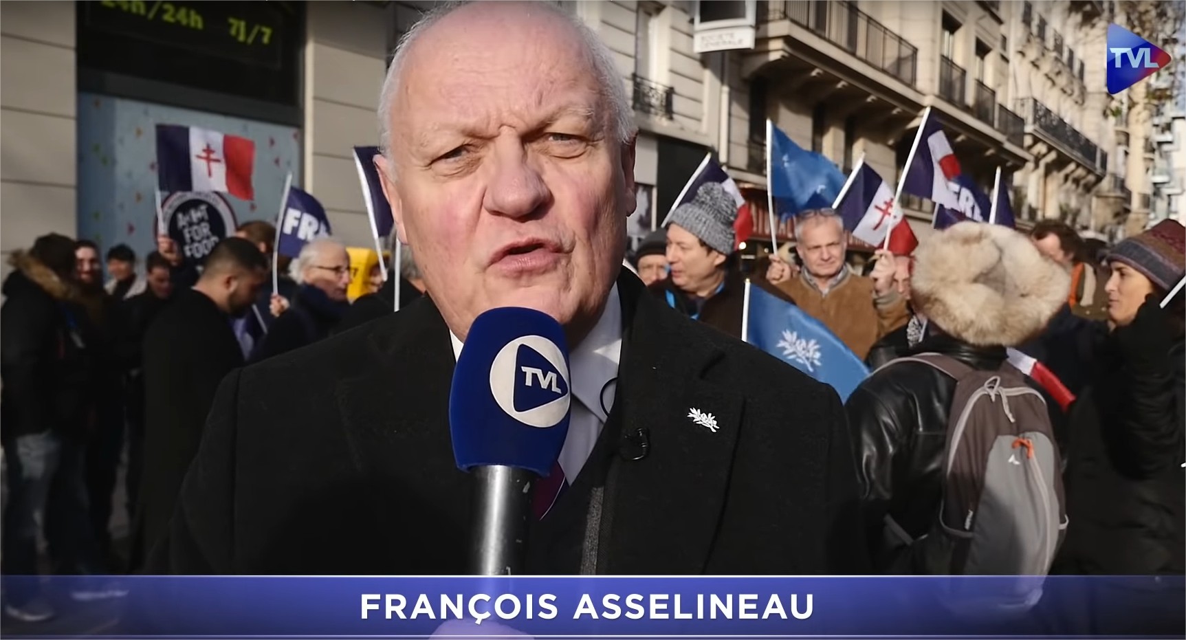 Reportage de TVL sur la manifestation du 10 décembre à Paris