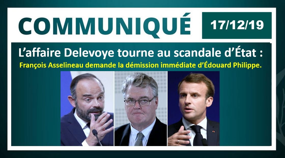 L’affaire Delevoye tourne au scandale d’État