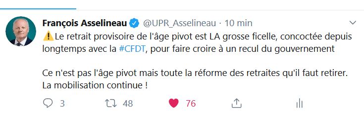 Le retrait provisoire de l'âge pivot