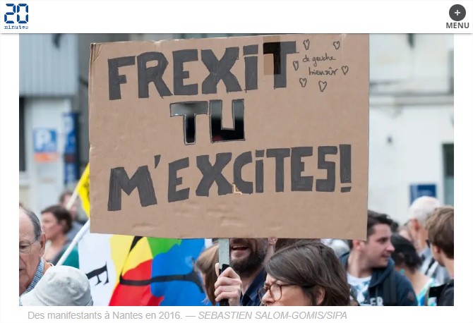 Article de 20 minutes sur notre fête du Brexit à Paris – 31/01/2020