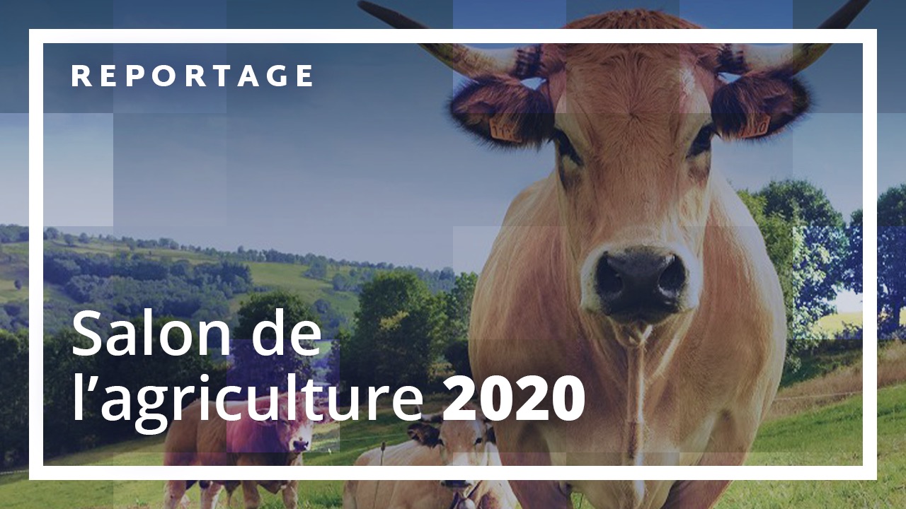 François Asselineau au Salon international de l'agriculture 2020