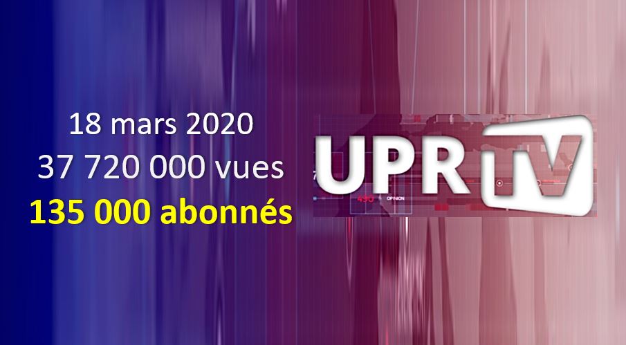 UPR-TV a franchi le cap des 135 000 abonnés