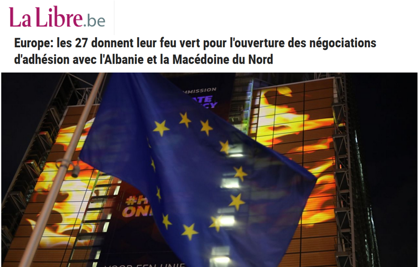 La mafia européiste étend son emprise sur l'Albanie et la Macédoine du Nord