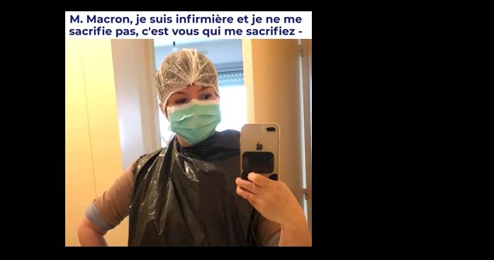 « C'est vous, Macron, qui me sacrifiez ! » : le témoignage affreux d'une infirmière