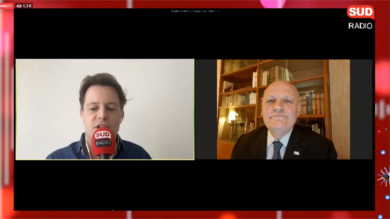 François Asselineau invité d'Eric Morillot sur Sud Radio – 12/04/2020