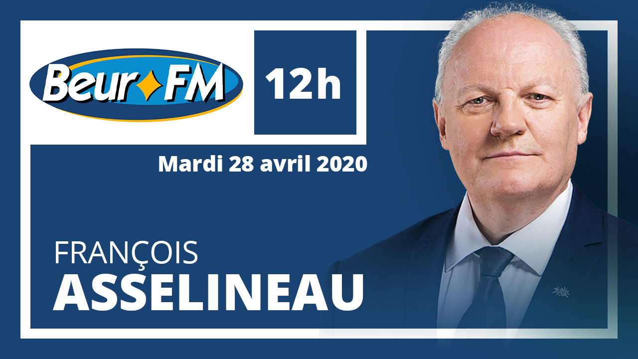 François Asselineau sera l'invité d'Adile Farquane sur Beur FM ce jeudi 30 avril 2020