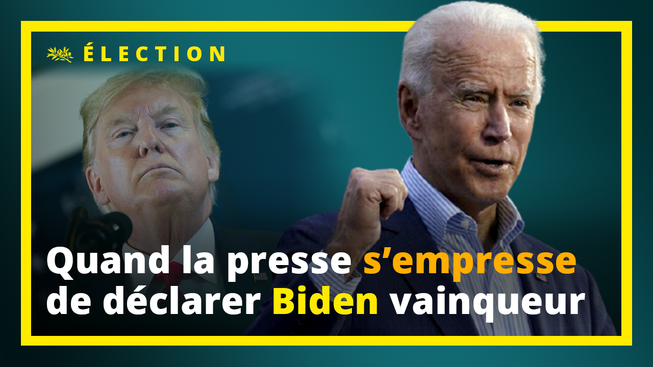 Quand la presse s'empresse de déclarer Biden vainqueur