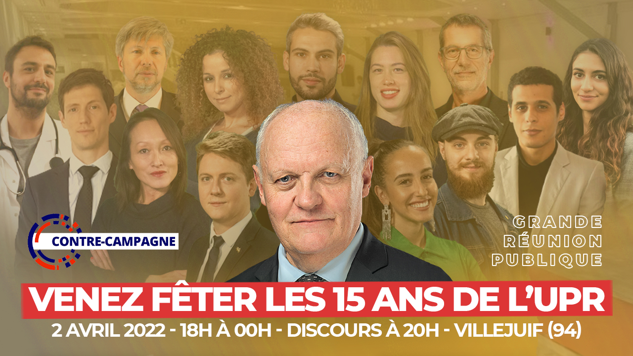 Venez fêter les 15 ans de l'UPR ce 2 avril 2022 !