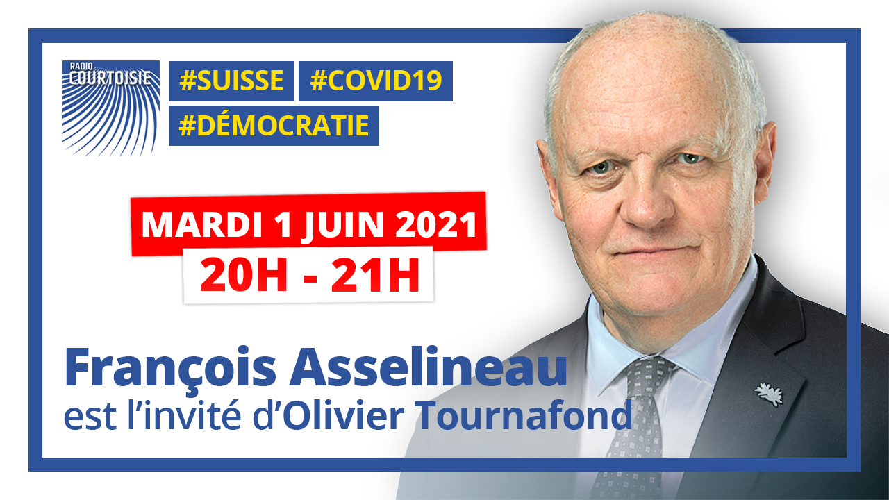 François Asselineau sera invité sur Radio courtoisie ce mardi 1 juin 2021