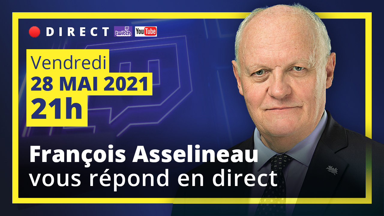 François Asselineau répond à vos questions en direct  – 28/05/2021