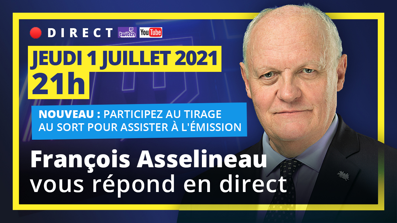 François Asselineau répond à vos questions en direct  – 01/07/2021