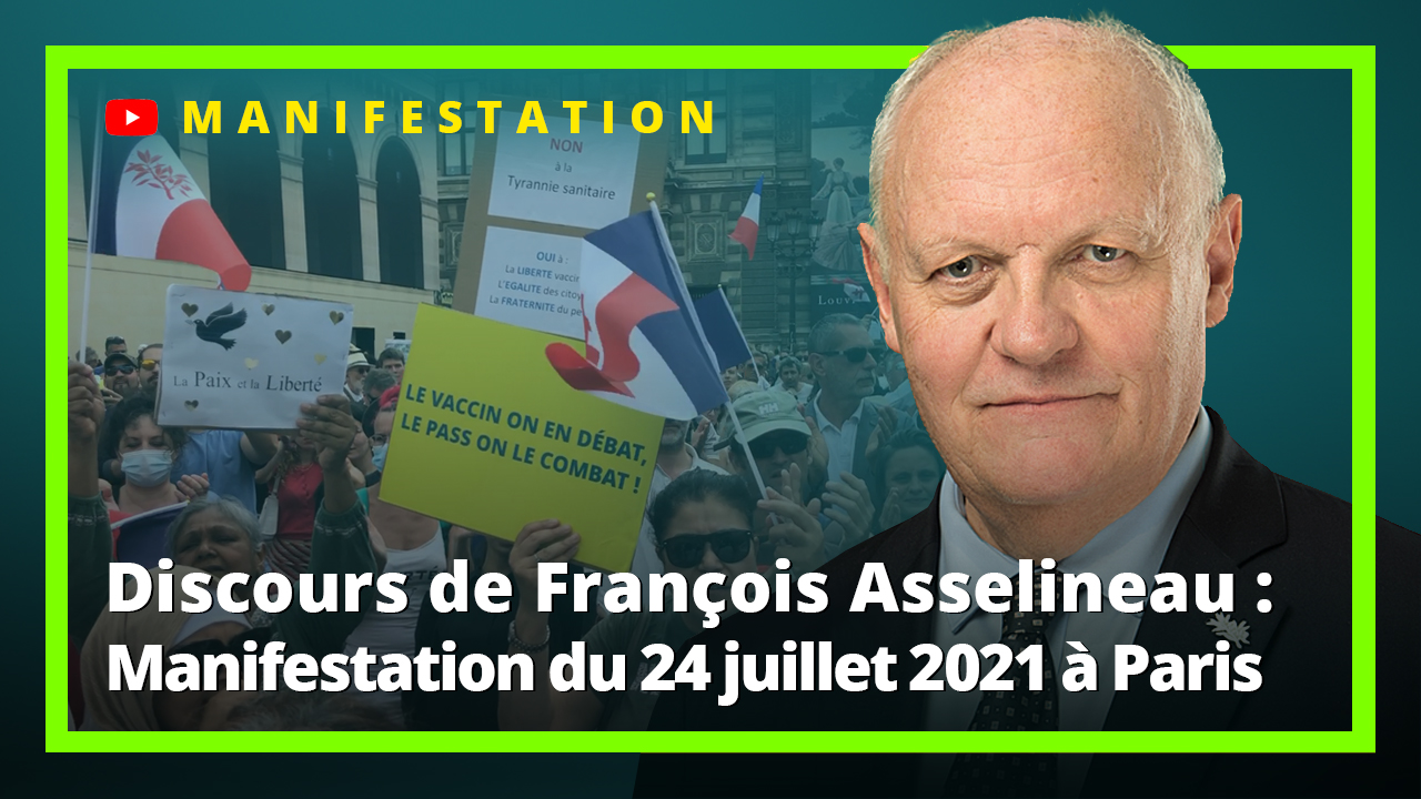 Discours de la manifestation pour les libertés du 24 juillet 2021 à Paris